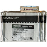 Indasa Precision Orange Masking Tape, 25mm (1"), 589601/589618, 12 Rolls (1 Case)