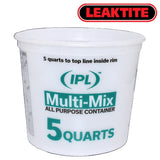 Leaktite 5 Quart Multi-Mix Container, 10M3