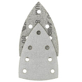 Mirka Iridium 4" x 6" x 6" 36-Hole Delta Sanding Triangles, 24-620 Series, 3