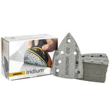 Mirka Iridium 4" x 6" x 6" 36-Hole Delta Sanding Triangles, 24-620 Series
