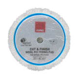 RUPES 6.5" Cut & Finish Wool Pad for LH19E Rotary Tool with 6.0" Backing Plate, 9.BL180F, 3