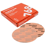 Sandwox 768 Super Fine Orange Series 6" Grip Sanding Discs