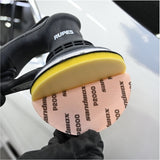 Sandwox 768 Super Fine Orange Series 6" Grip Sanding Discs in action, 1