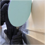 Sandwox 136 Green Eco Speedfix Series 6" Solid PSA Sanding Discs in action, 3