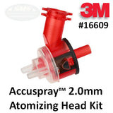 3M Accuspray Atomizing Head Refill Kit, 2.0mm, Part #16609