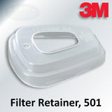 3M Retainer for Particulate Filters, Pair, 501