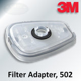 3M Adapter for Particulate Filters, Pair, 502