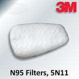3M Retainer for Particulate Filters, Pair, 501