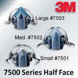 3M 7500 Series Half Face Respirators