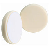Buff & Shine 5.5" Euro Foam White Beveled Face Pad, Polishing, 6515HWG