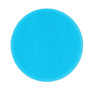 Buff & Shine 6.5" Foam Blue Beveled Face Pad, Soft Polishing, 615G