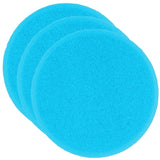 Buff & Shine 6.5" Foam Blue Beveled Face Pad, Soft Polishing, 615G, 4