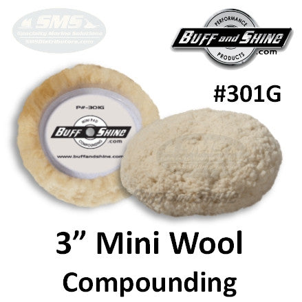 Grip Wool Buffing Pads - 7503G - Buff and Shine Mfg.