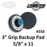 Buff & Shine 3" Backup Pad, Stiff Edge, 358