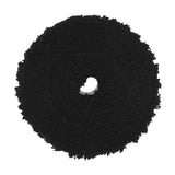 Buff & Shine 5.5" Microfiber Black and Black Buff Pad, Finishing, 520MFP