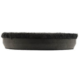 Buff & Shine 6.5" Microfiber Black and Black Buff Pad, Finishing, 620MFP