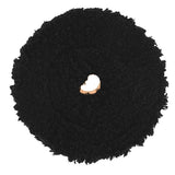 Buff & Shine 6.5" Microfiber Black and Orange Buff Pad, Cutting / Polishing, 680MFP