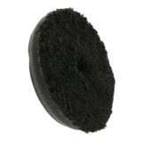 Buff & Shine 6.5" Microfiber Black and Black Buff Pad, Finishing, 620MFP