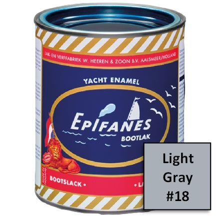 Epifanes Yacht Enamel, #18 Light Gray, 750ml, YE018.750