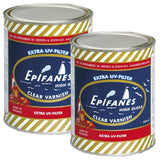 Epifanes Clear Gloss Varnish, CV.1000, 2 Cans