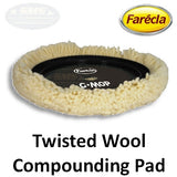 Farecla G Mop 8" Twisted Wool Compounding Grip Pad, 40012/GMW811, 3