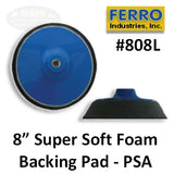 Ferro 8" Super Soft PSA Backing Pad, 2
