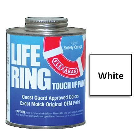 Flexabar Life Ring Touch Up Paint, White, 49015