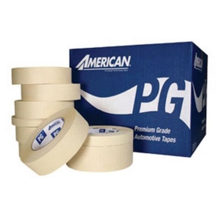 6 Pack Beige 2 Inch 48mm Masking Tape PG4855 60yds Mask IPG American Tape