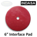 Indasa 6" Solid Interface Foam Pad, 6706T
