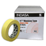 Indasa MTY Premium Masking Tape, 36mm (~1.5"), 556771, case