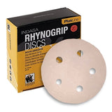 Indasa PlusLine Rhynogrip 5" 5-Hole Vacuum Sanding Discs, 1054 Series