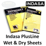 Indasa PlusLine Rhynowet Sanding Sheets, 1 & 2 Series