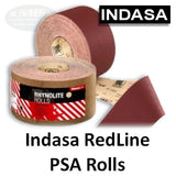 Indasa RedLine Rhynostick 2.75" PSA Long Board Sanding Rolls, 960 Series, 2