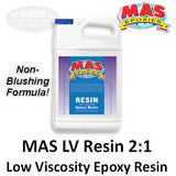 MAS LV Low Viscosity Epoxy Resin, Non-Blushing Formula, 2