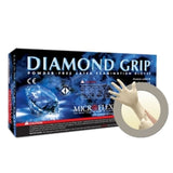 Microflex Diamond Grip Latex Gloves, MF-300, 4