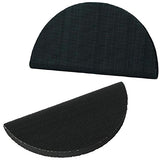 Mirka 6" Half-Round Taco Grip Hand Pad, 106HPHRG, 1