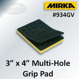 Mirka 3" x 4" 33-Hole Grip Backup Pad for MR-34/34DB, 934GV, 2