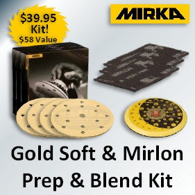 Mirka Gold Soft & Mirlon Total Prep & Blend Kit