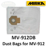 Mirka MV-912 Vacuum Extractor Dust Bags, 5-Pack, MV-912DB