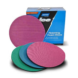 Norton Q255 3" Foam Finishing NorGrip Discs