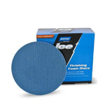Norton Q255 3" Foam Finishing NorGrip Discs, Blue 1500 Grit