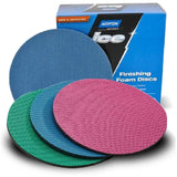 Norton Foam Q255 6" NorGrip Finishing Foam Discs