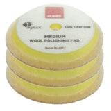 RUPES 5.75" D-A MEDIUM Yellow Wool Pad for 5" LHR15, LHR12E, LTA125, LK900E Mille Tools, 9.BW150M, 3