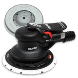 RUPES SKORPIO III 6" Vacuum-Ready Sander, 6mm Random Orbit, RH356A plus 5" backup pad