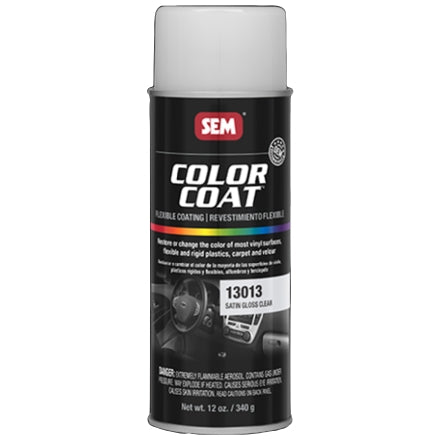 SEM 13013 Color Coat Satin Gloss Clear, 16 oz Aerosol