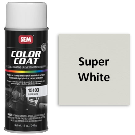 SEM 15103 Color Coat Super White 16oz Aerosol SMSDistributors