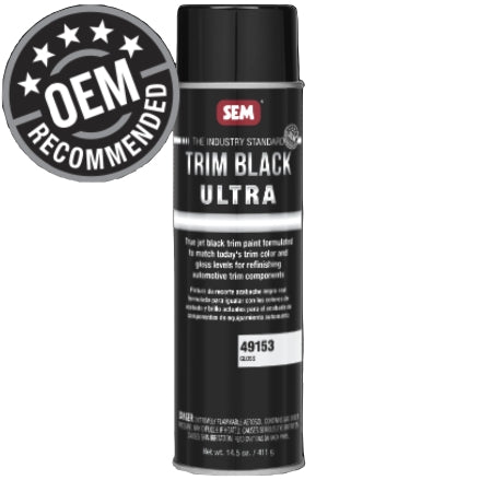 SEM 49153 Trim Black Ultra Gloss, 20oz Aerosol