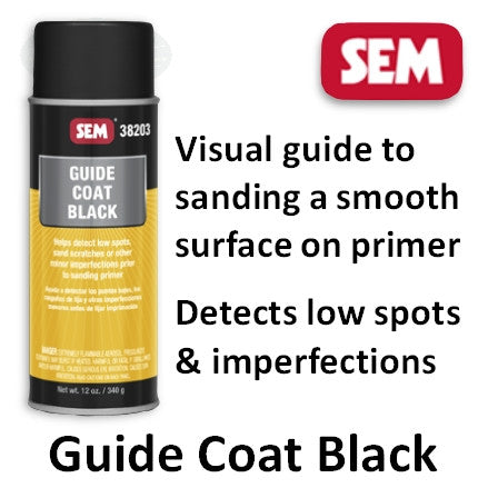  SEM 38203 Black Guide Coat - 12 oz. : Automotive