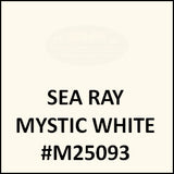 SEM Marine Vinyl Coat Sea Ray Mystic White Color Swatch