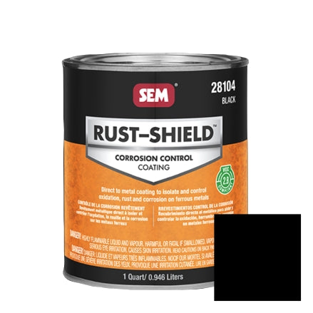 SEM 28104 2.8 VOC Rust Shield, Black, Quart – SMSDistributors.com